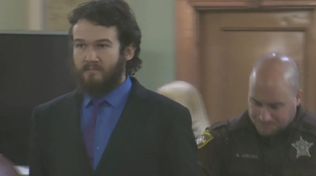 Jackson Vogel is led out of a Brown County courtroom after his conviction