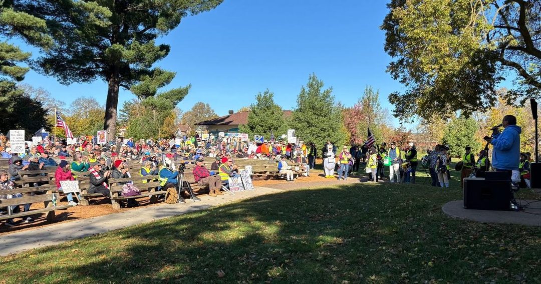 Chippewa Valley rallies push early voting at fourth No Kings events