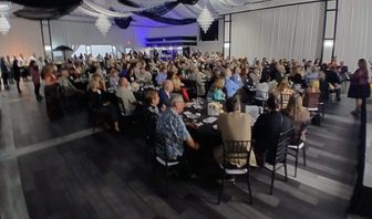 Attendees at the Bridges to Better Tomorrows event in La Crosse on Oct. 22