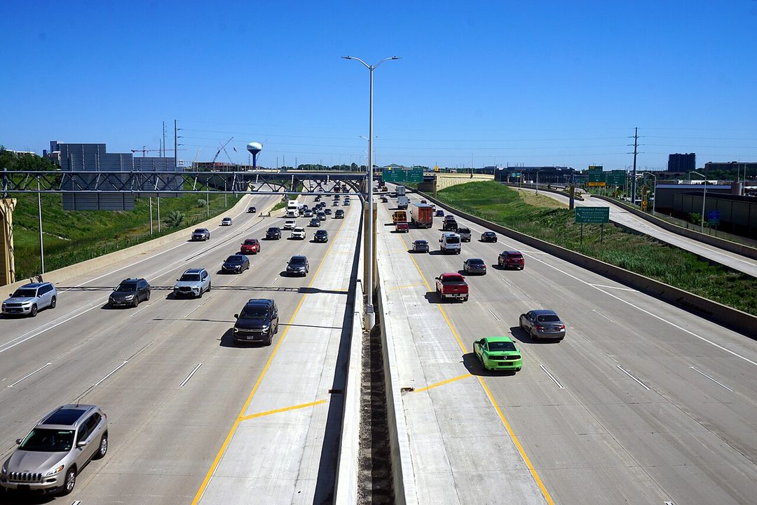 Traffic on Interstate 41 in Wisconsin.