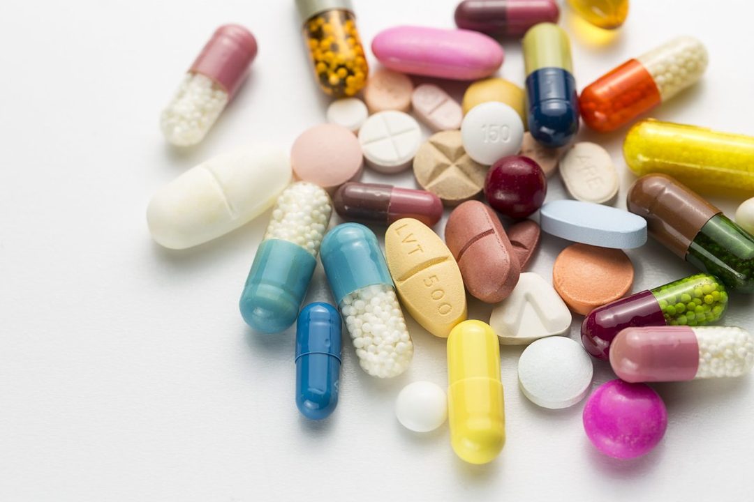 Assorted prescription pills and capsules