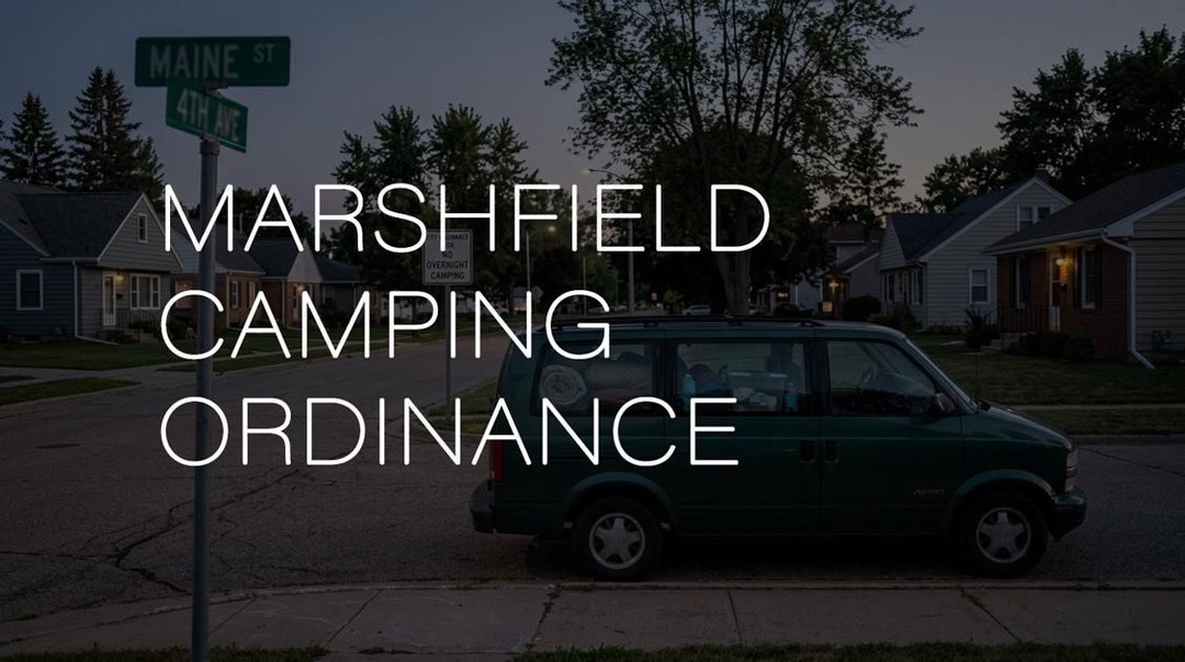 Illustration related to Marshfield's proposed camping ordinance