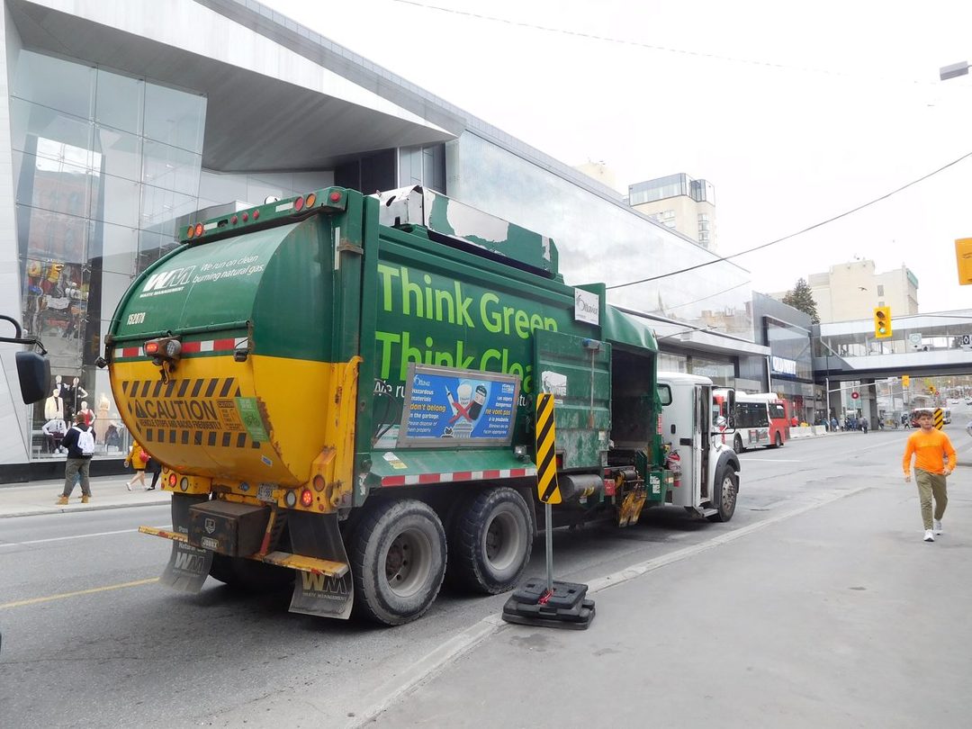 A Waste Management collection truck
