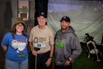 Dave, Eric and Kati Morley at Morley Custom Golf in Eau Claire