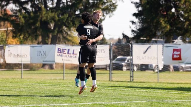 Parkside soccer players celebrating