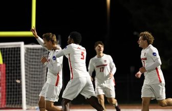 Carthage men's soccer action at Art Keller Field