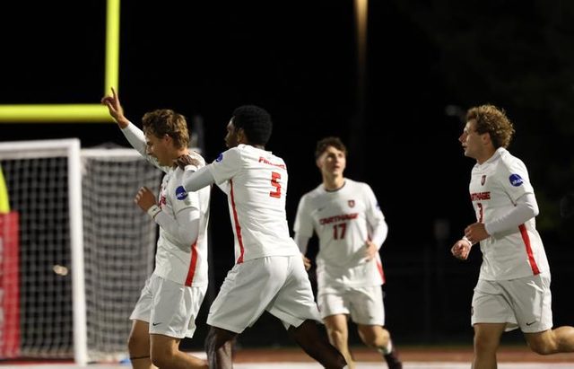 Carthage men's soccer action at Art Keller Field