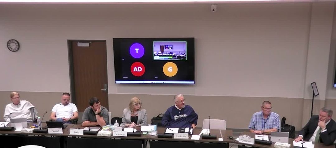 Members of the Trempealeau County Board of Supervisors seated at a meeting on Oct. 21, 2026