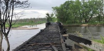 The Tank Creek Bridge on the Great River State Trail in Trempealeau County