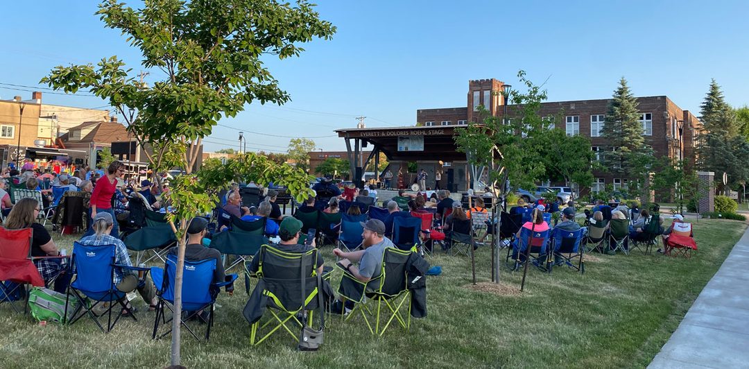 Wenzel Family Plaza concert in Marshfield