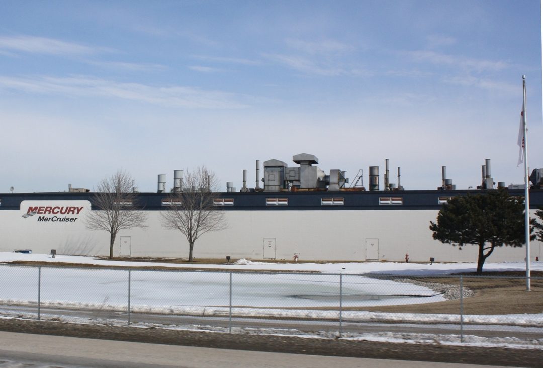 The Mercury Marine plant in Fond du Lac