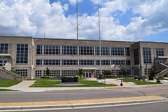 The Wood County Courthouse in Wisconsin Rapids